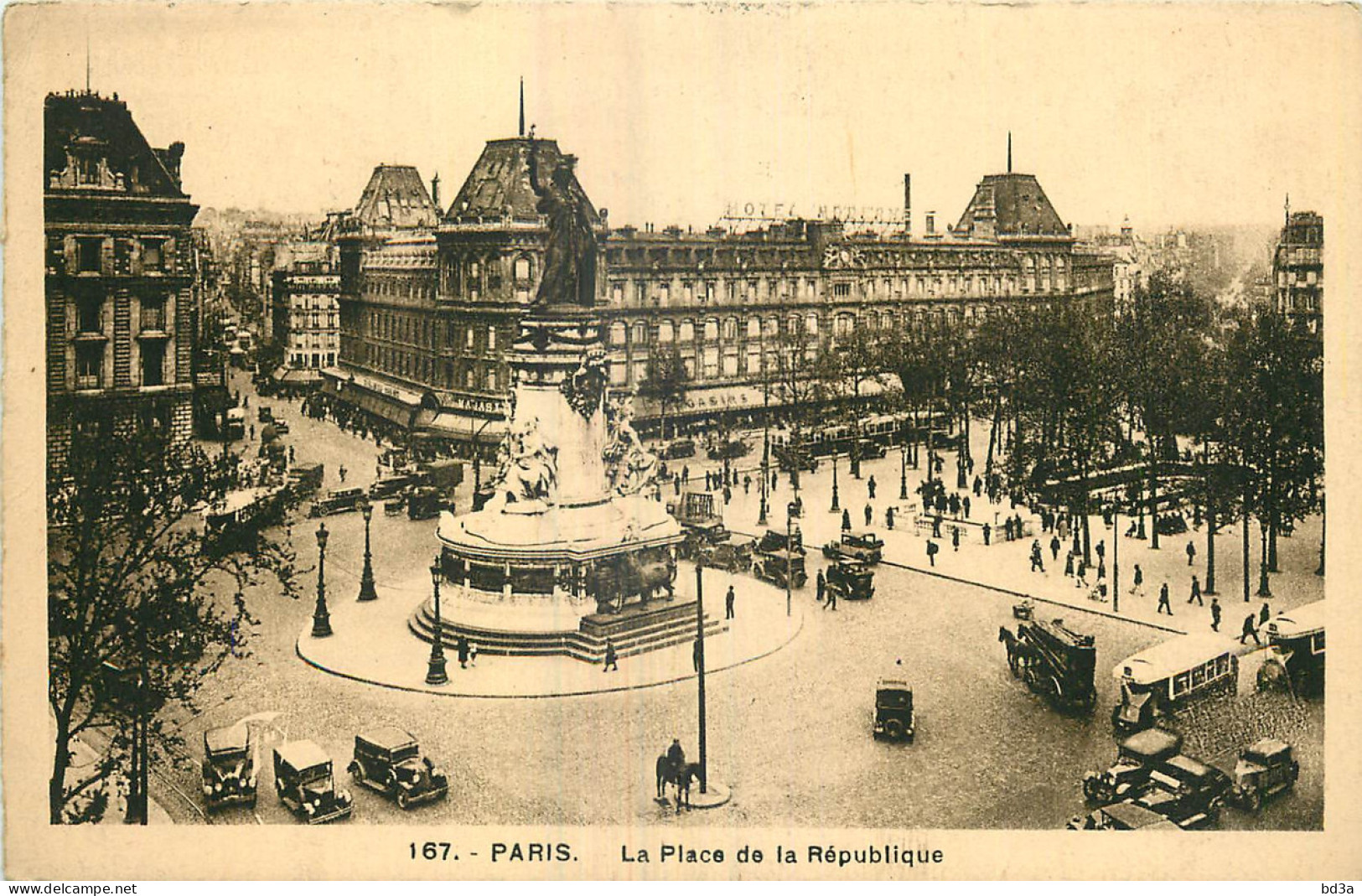 75 - PARIS - PLACE DE LA REPUBLIQUE - Arrondissement: 03