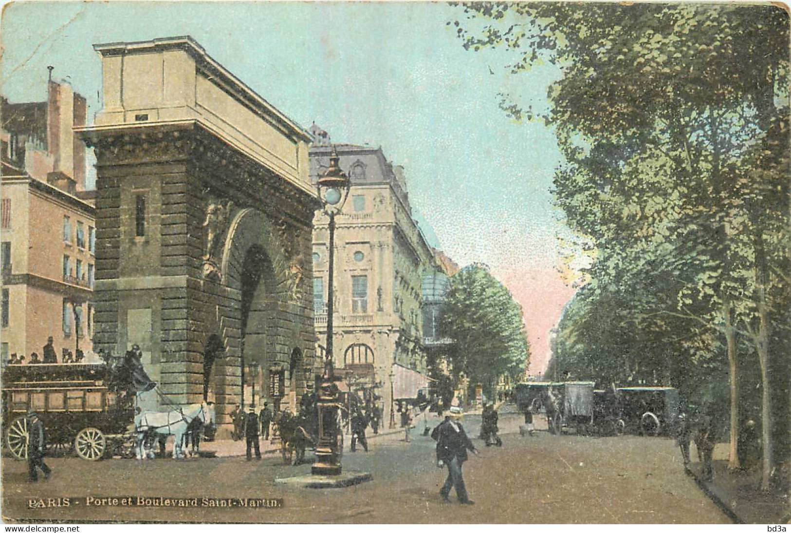 75 - PARIS - PORTE ET BOULEVARD SAINT MARTIN - District 03