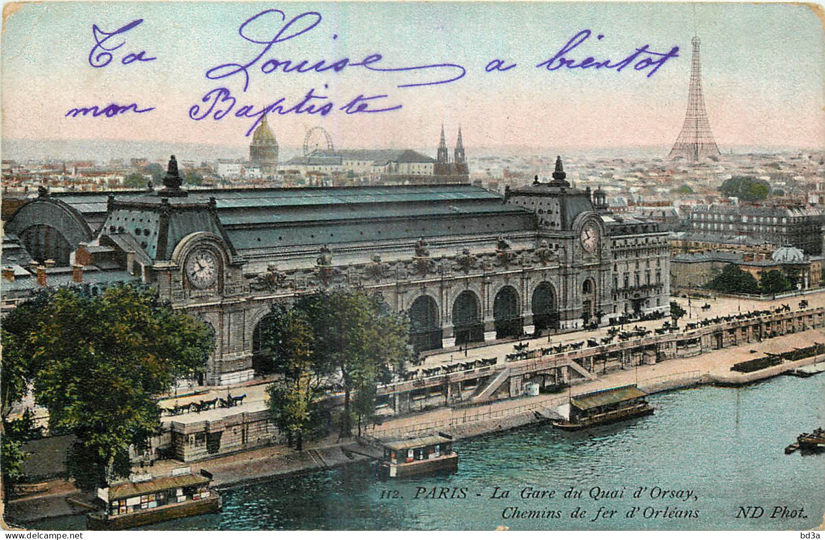 75 - PARIS - GARE DU QUAI D'ORSAY - Métro Parisien, Gares