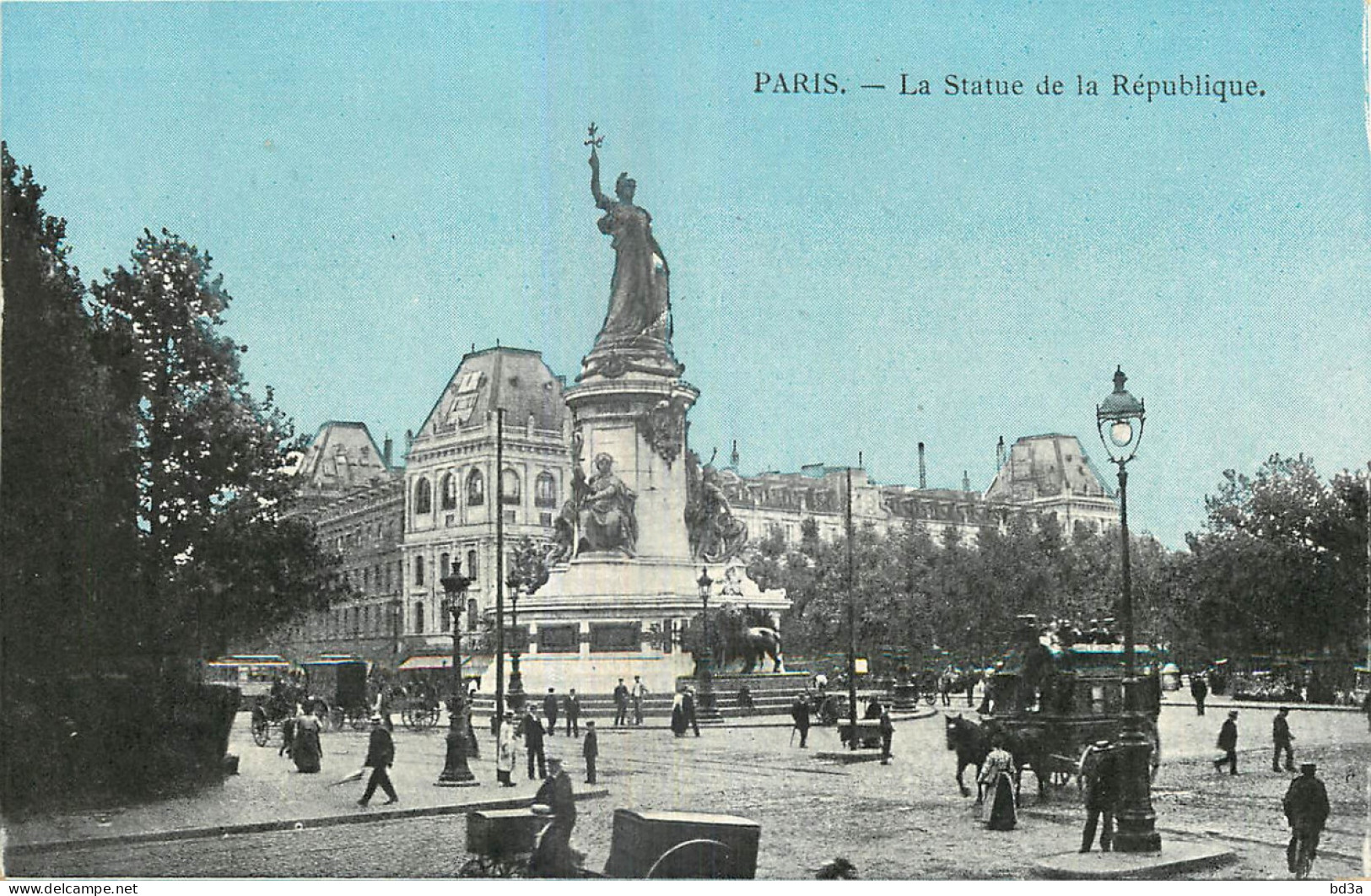 75 - PARIS - LA STATUE DE LA REPUBLIQUE - Autres Monuments, édifices