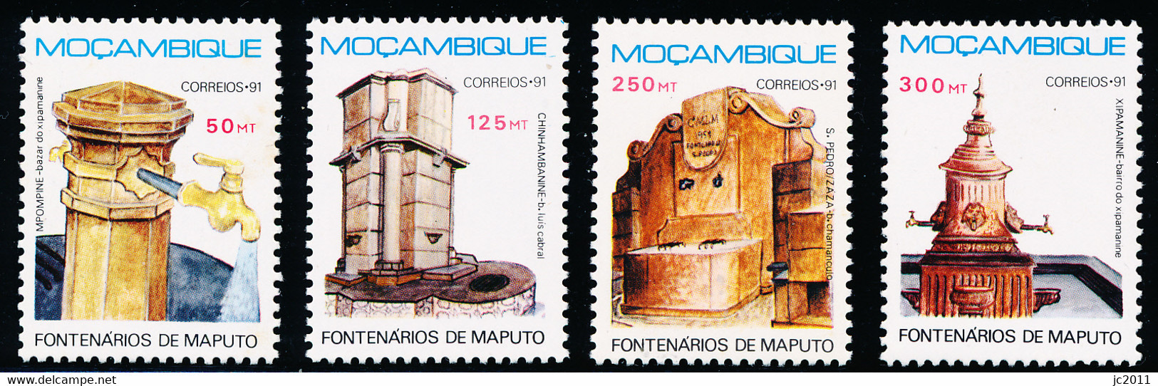 Mozambique - 1991 - Maputo Drinking Fountains 	- MNH - Mozambique