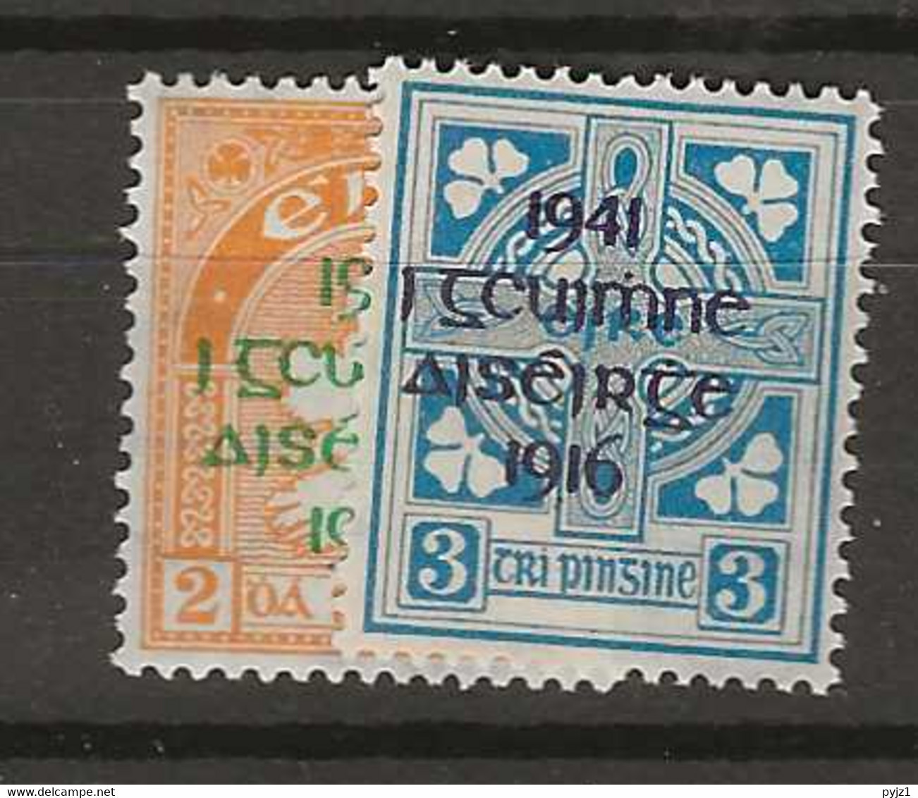 1941 MH Ireland Mi 83-84 - Unused Stamps