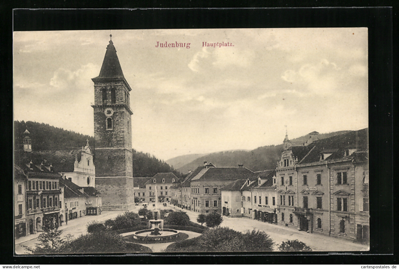 AK Judenburg, Hauptplatz Mit Brunnen  - Sonstige & Ohne Zuordnung