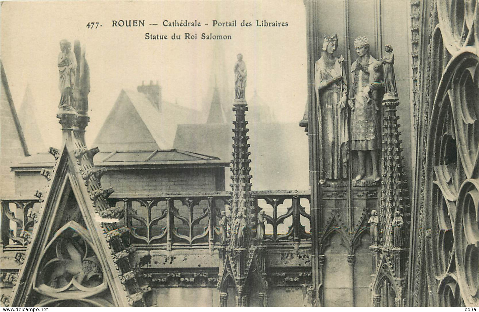 76 - ROUEN - CATHEDRALE - PORTAIL DES LIBRAIRES - Rouen