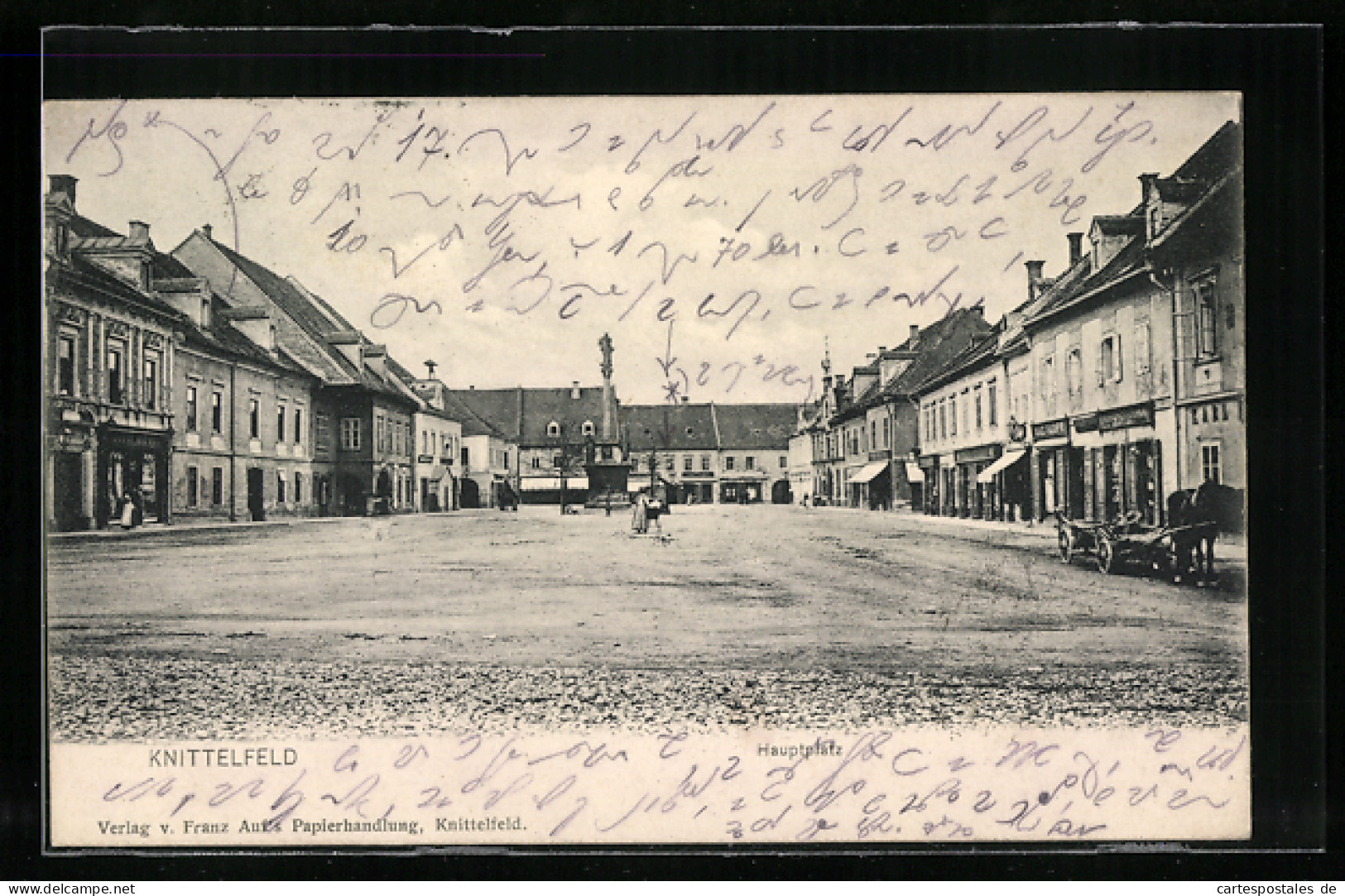 AK Knittelfeld, Hauptplatz Mit Säule  - Other & Unclassified