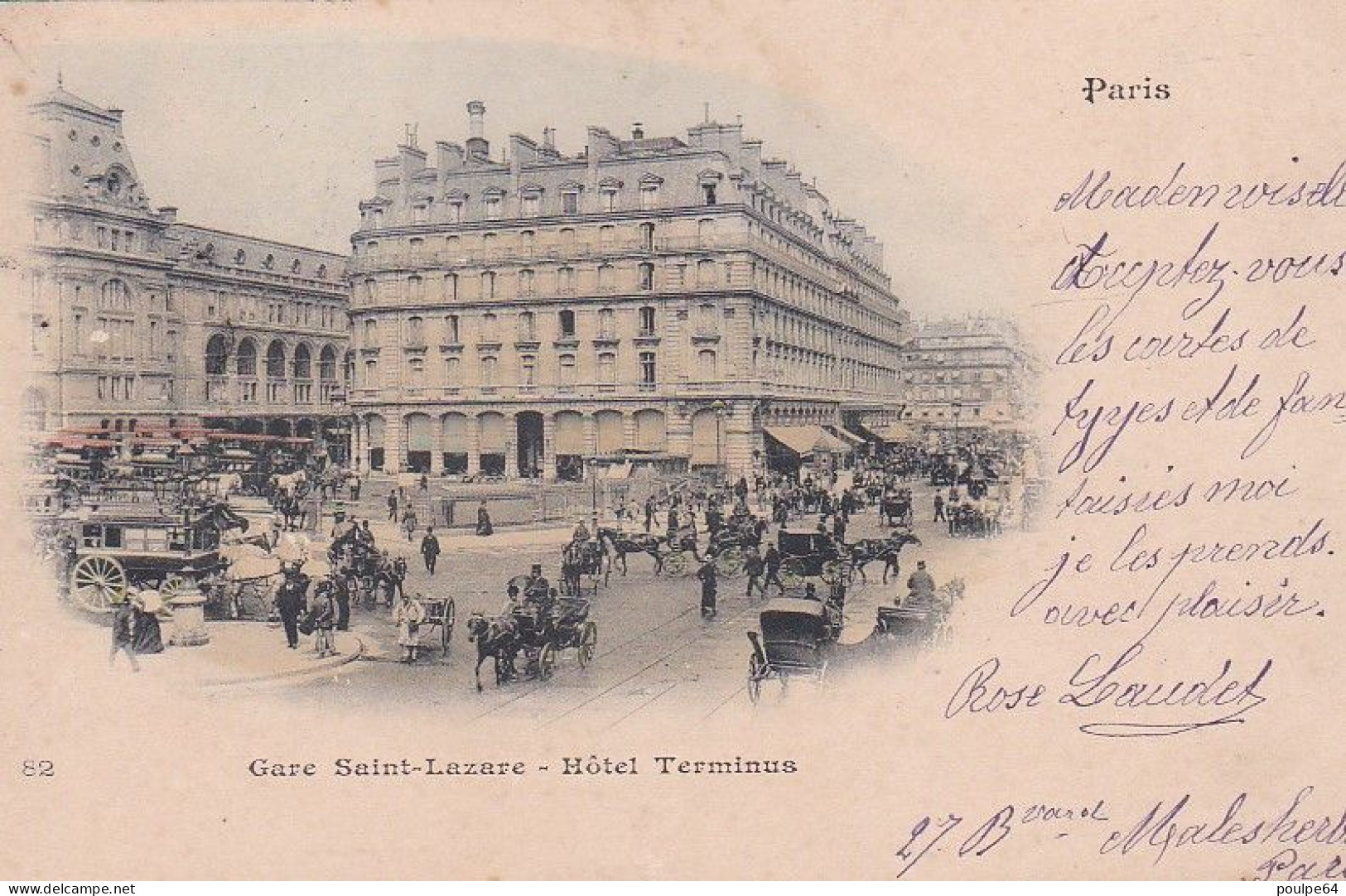 La Gare Saint-Lazare : Vue Extérieure - Metropolitana, Stazioni