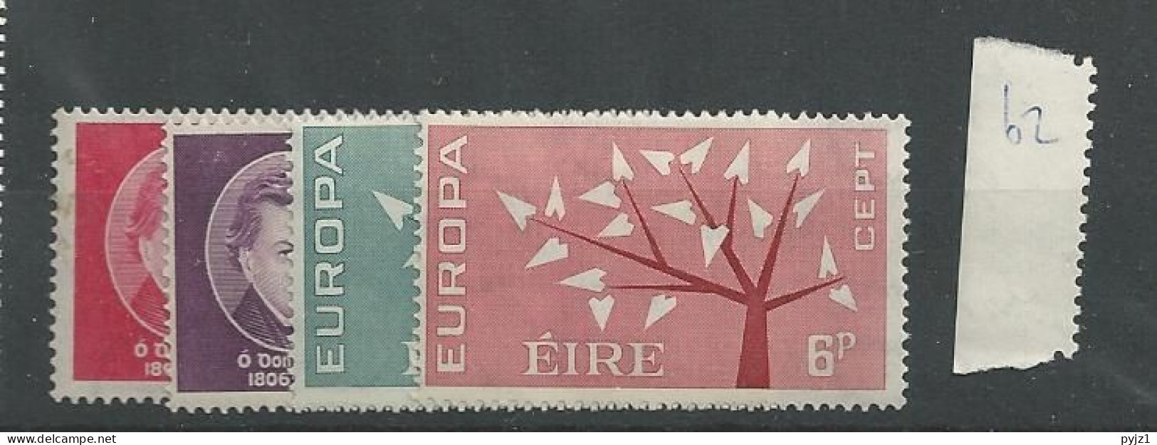 1962 MNH Ireland Year Complete According To Michel Postfris** - Années Complètes