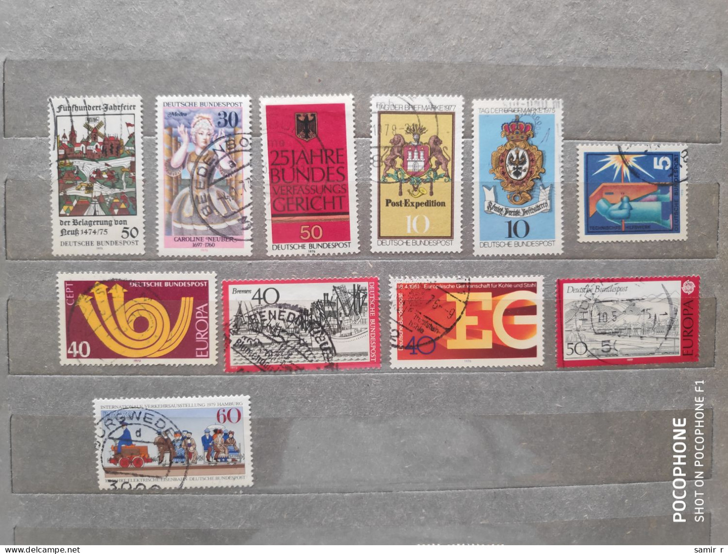 1973-1977	Germany (F97) - Used Stamps