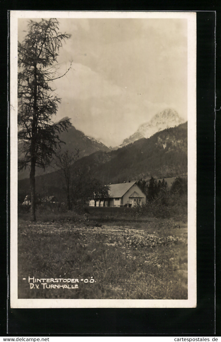 AK Hinterstoder /O.Ö., An Der D. V. Turnhalle  - Sonstige & Ohne Zuordnung