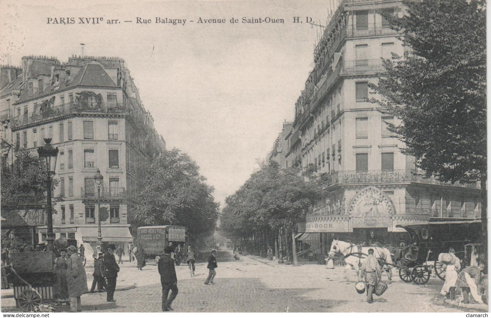 Paris 17è-Rue Balagny-Avenue De Saint-Ouen - HD 2 - Arrondissement: 17