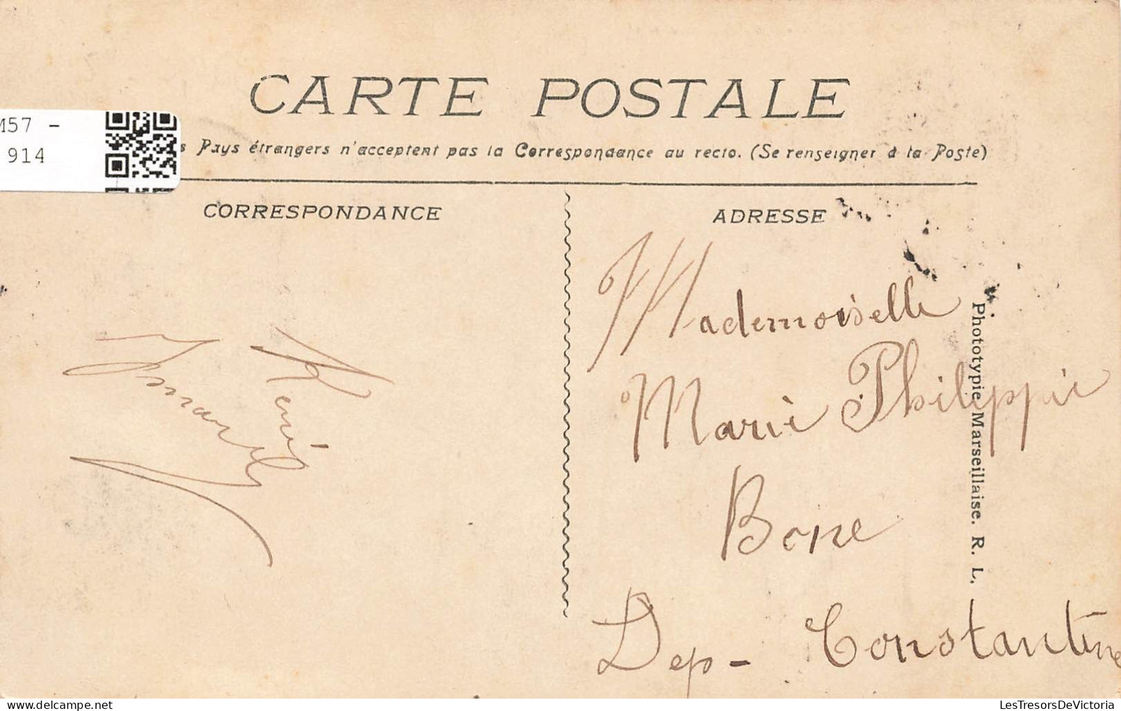 FRANCE - Marseille - Le Château D'If - Carte Postale Ancienne - Ohne Zuordnung