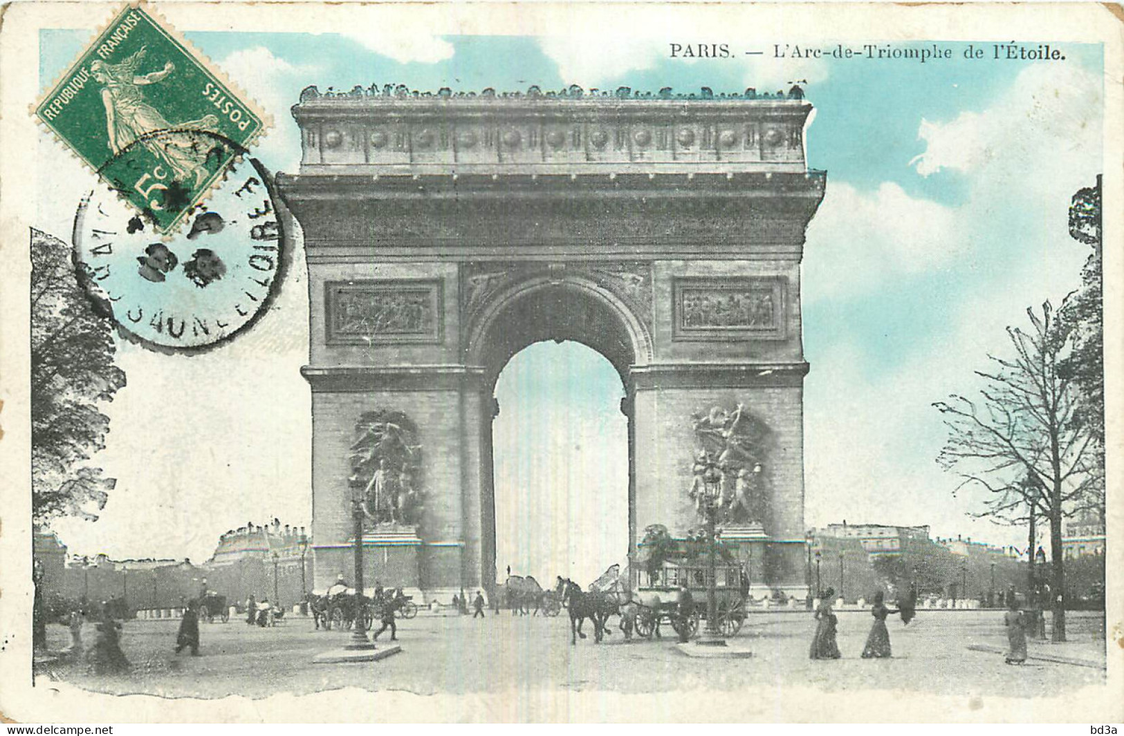 75 - PARIS - ARC DE TRIOMPHE - Triumphbogen