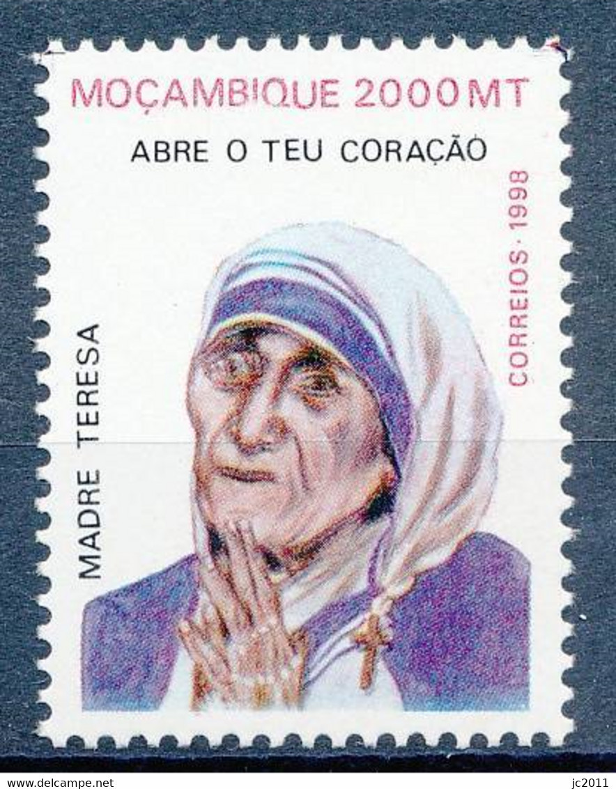 Mozambique - 1998 - Madre Teresa - MNH - Mozambico