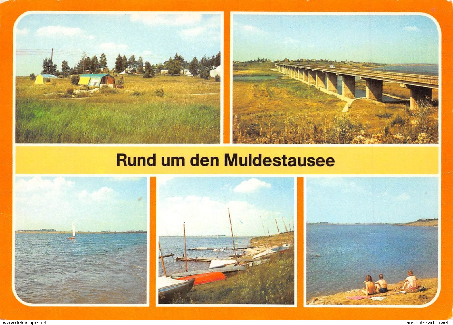 Pouch Friedersdorf Muldestausee Zeltplatz Neue Brücke Ngl #171.843 - Andere & Zonder Classificatie