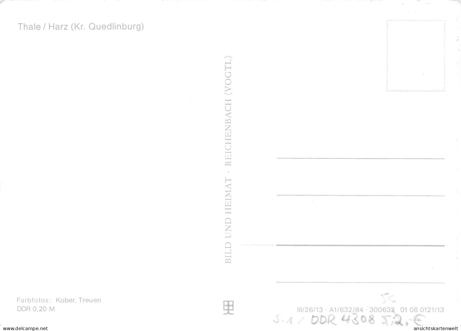 Thale Harzer Bergtheater Ngl #171.825 - Other & Unclassified