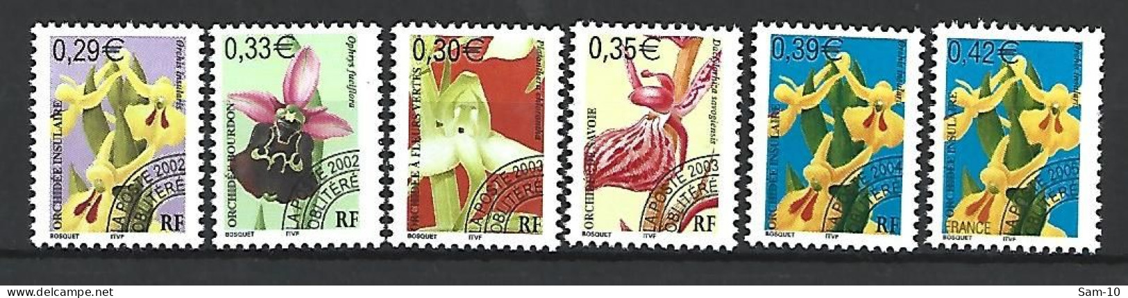 Timbre De France Neuf ** Préoblitéré  N 244 / 249 - 1989-2008