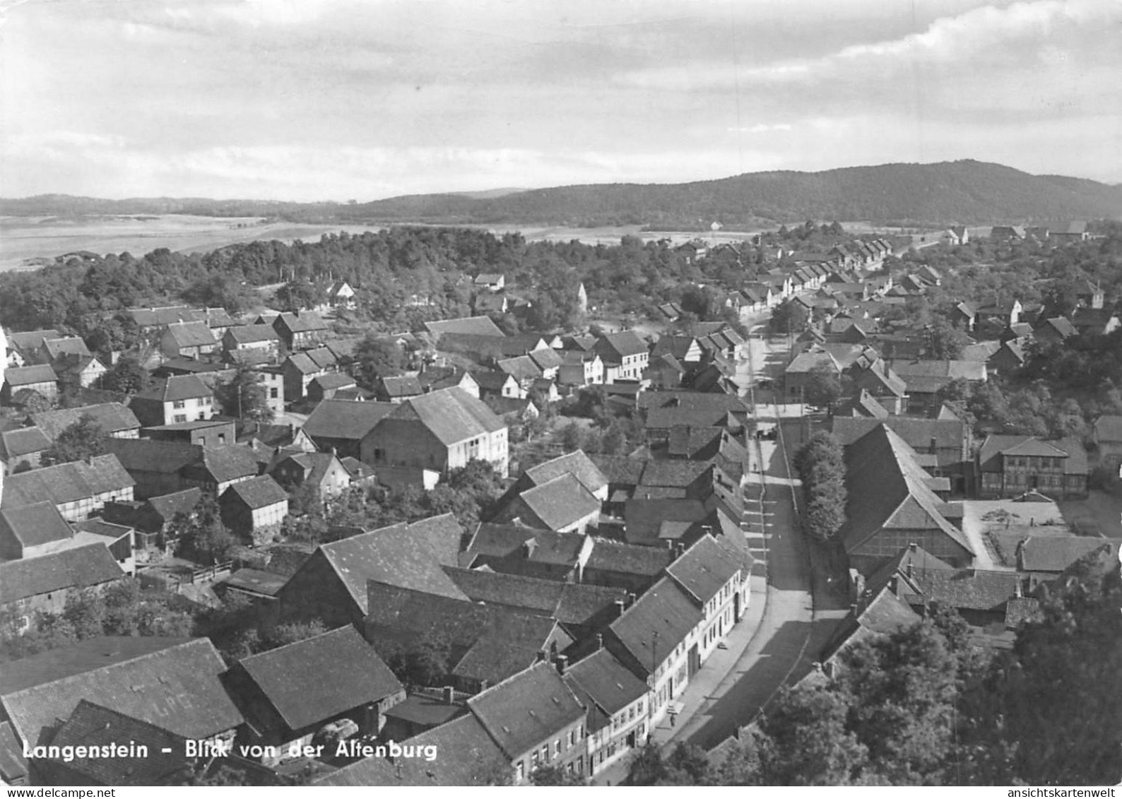 Langenstein Panorama Blick Von Der Altenburg Ngl #171.834 - Autres & Non Classés