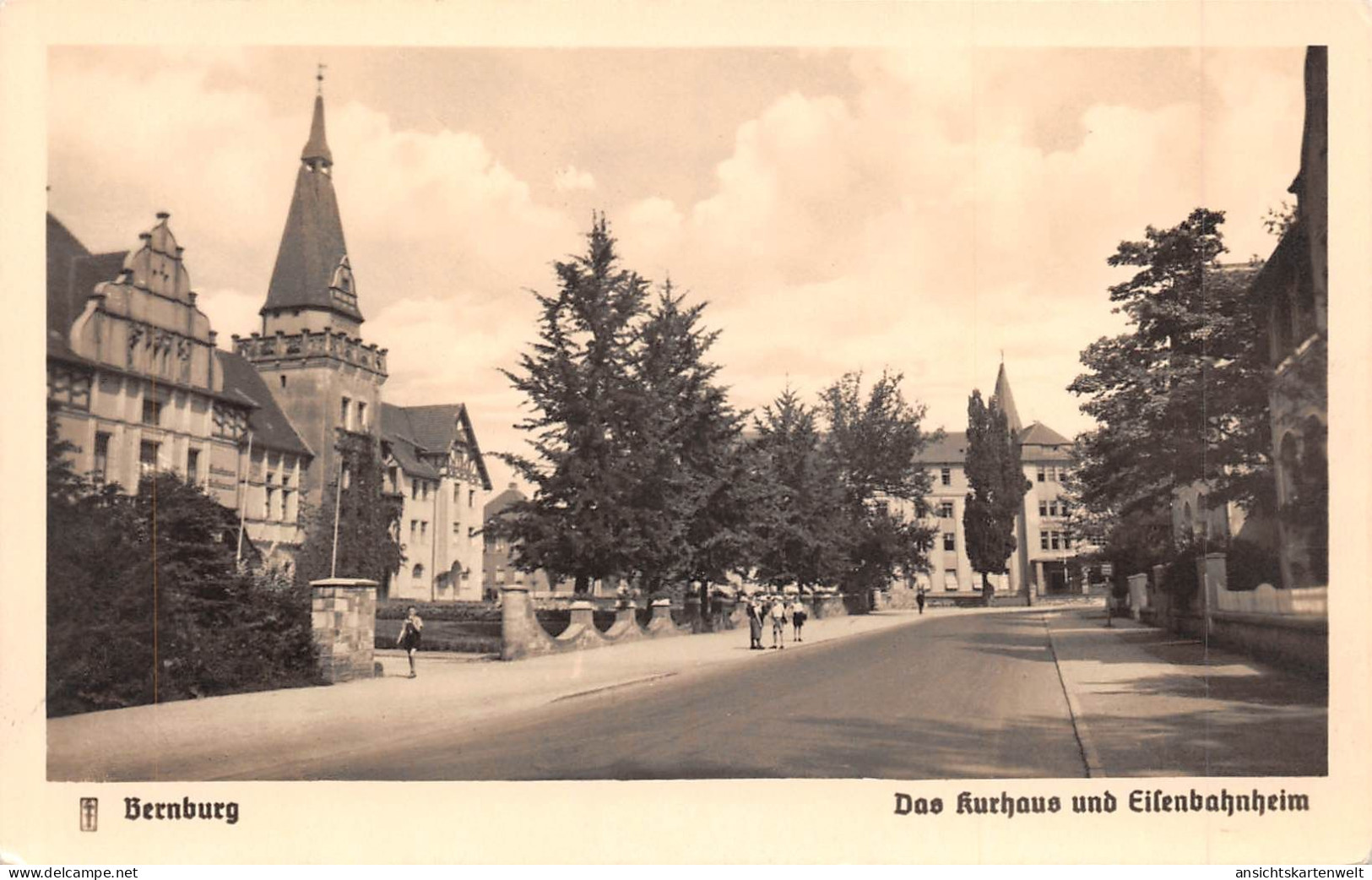 Bernburg Kurhaus Und Eisenbahnheim Ngl #171.837 - Sonstige & Ohne Zuordnung