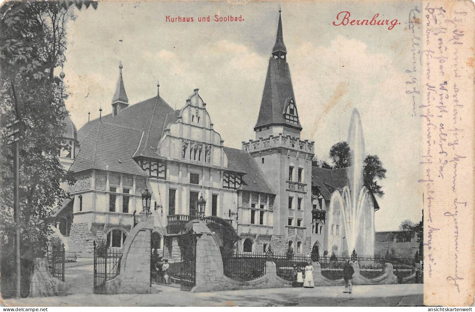 Bernburg Kurhaus Und Solbad Glca.1920 #171.836 - Sonstige & Ohne Zuordnung