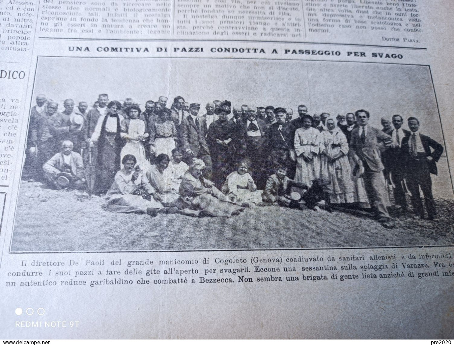 LA DOMENICA DEL CORRIERE 1913 CHIETI TREVENZUOLO MANICOMIO DI COGOLETO - Autres & Non Classés