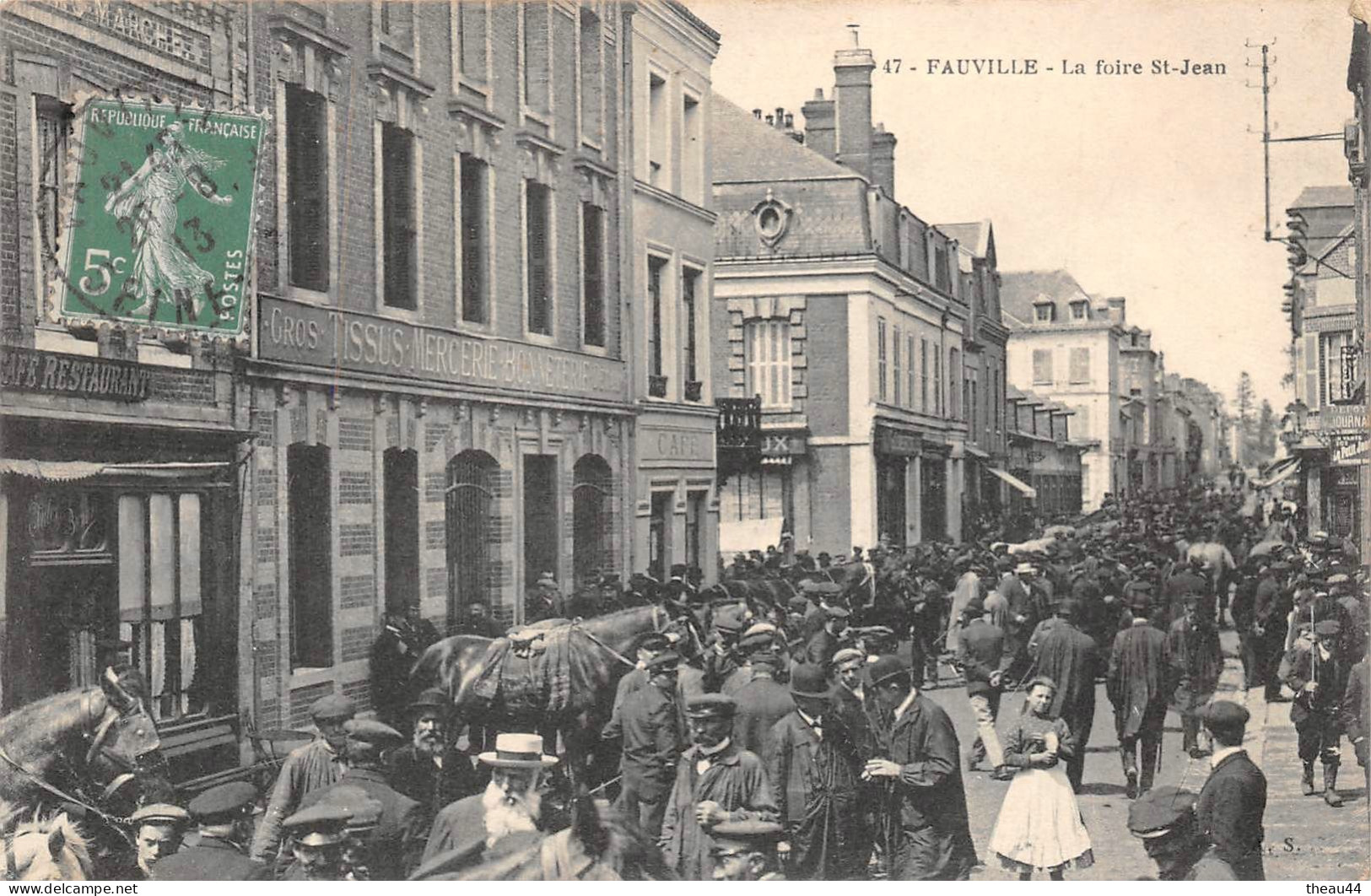 ¤¤  -   FAUVILLE   -   La Foire Saint-Jean   -  Tissus, Mercerie, Bonneterie       -  ¤¤ - Other & Unclassified