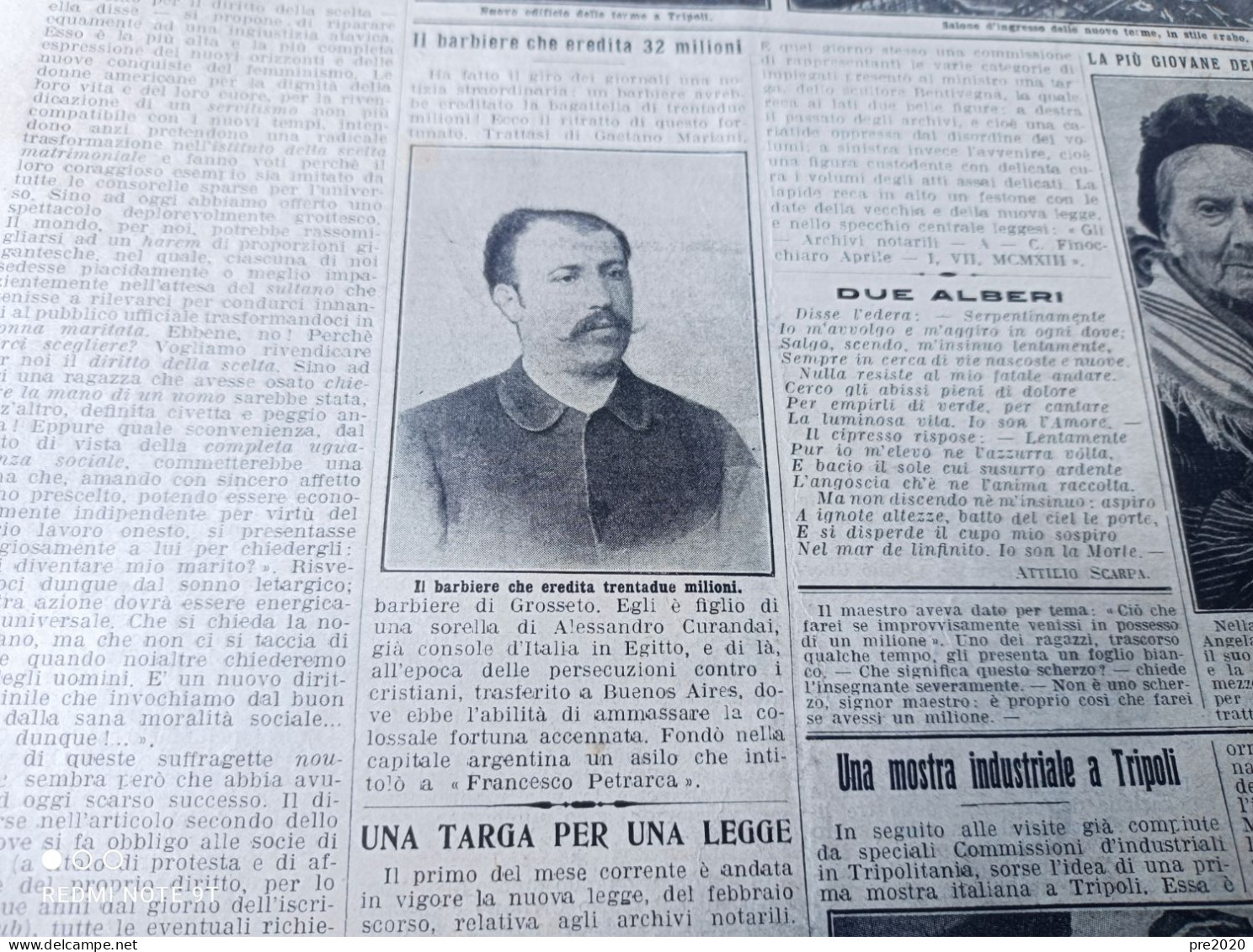 LA DOMENICA DEL CORRIERE 1913 MONTICIANO TREVISO GROSSETO - Sonstige & Ohne Zuordnung