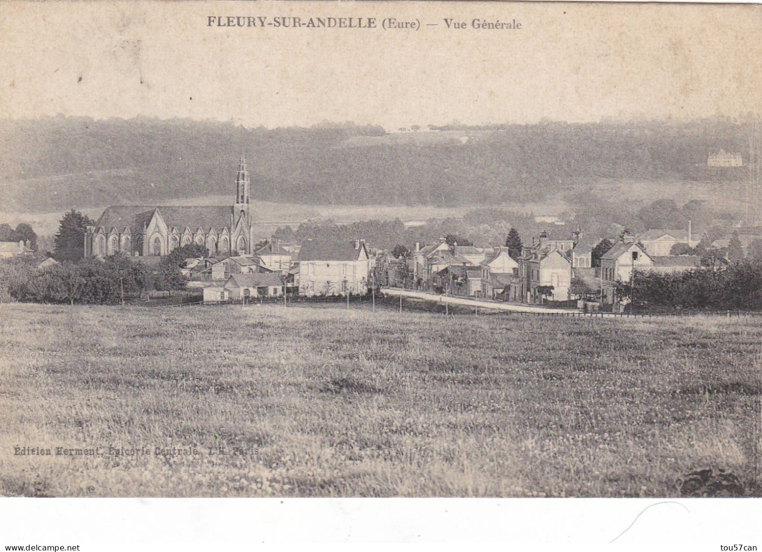 FLEURY  SUR  ANDELLE  -  EURE  -  (27)  -  CPA  1918. - Andere & Zonder Classificatie