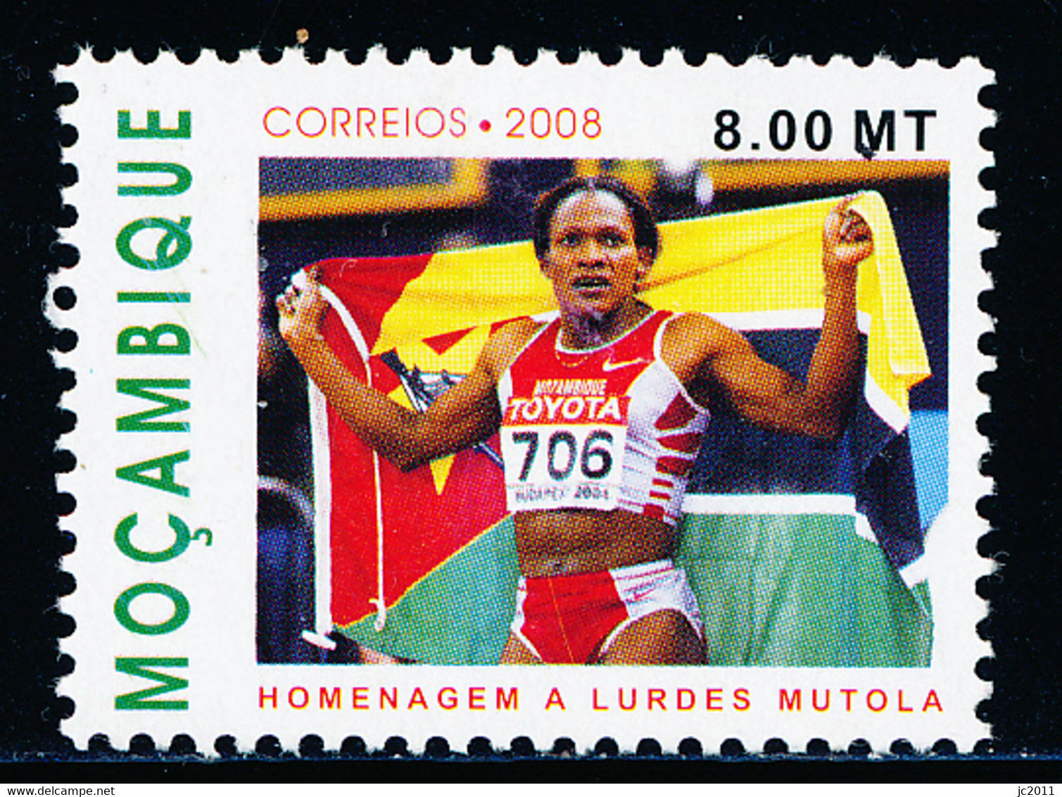 Mozambique - 2008 / 2009 - Sport / Athletics / Maria Lurdes Mutola - MNH - Mosambik