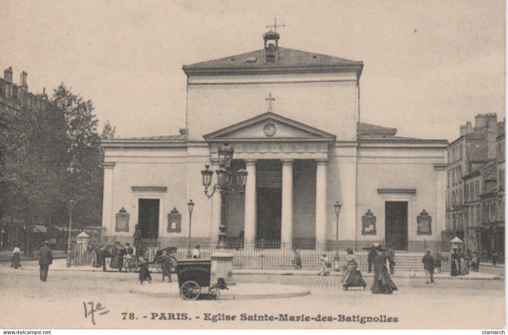 PARIS 17è-Eglise Sainte Marie Des Batignolles - 76 - Paris (17)