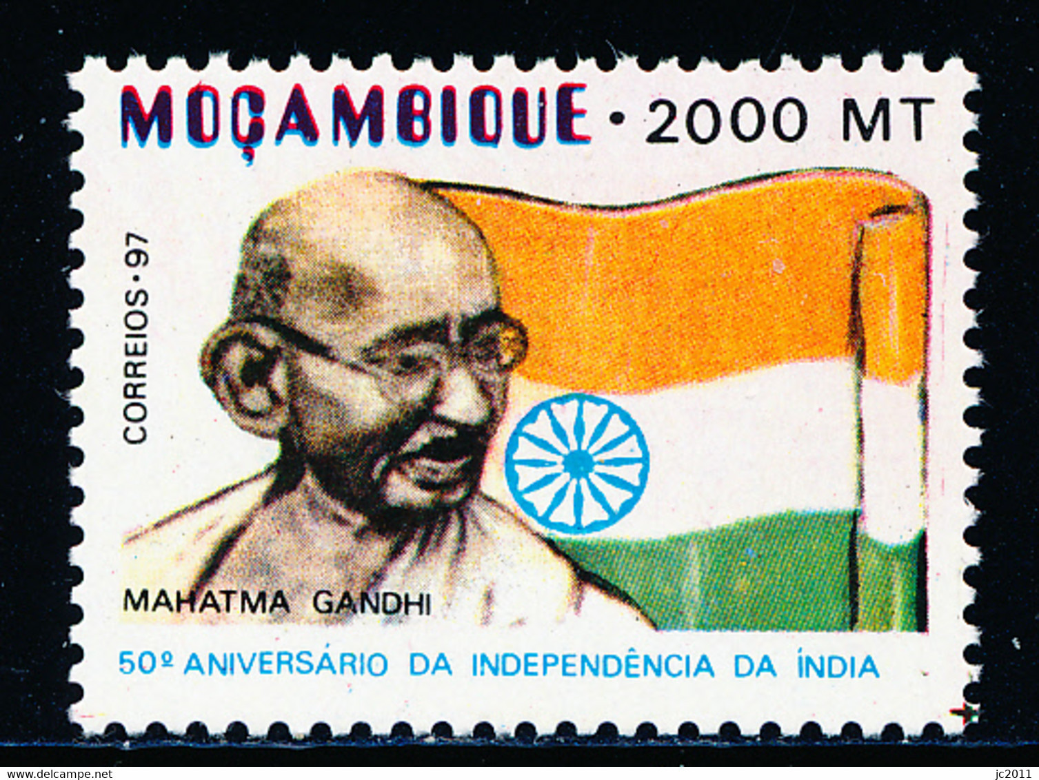 Mozambique - 1997 - India / Independence / Mahatma Gandhi - MNH - Mosambik