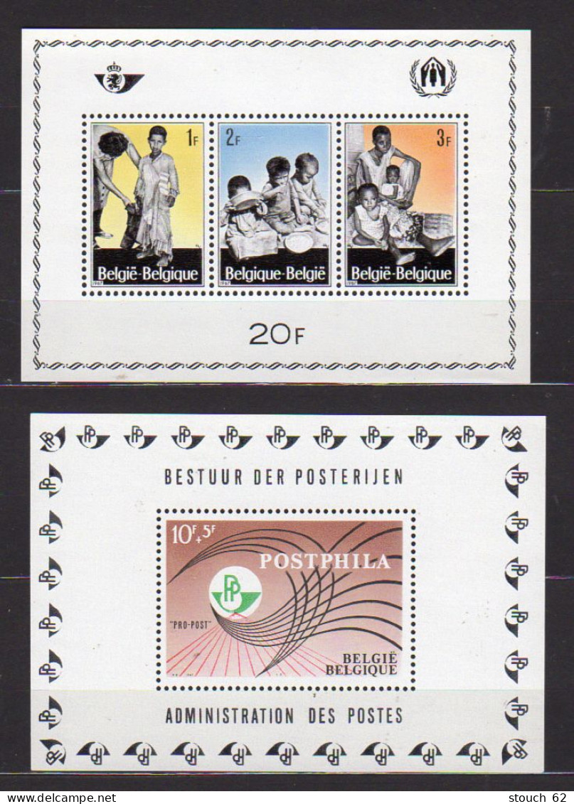 Belgique 1966-76, Jeu De 12 Blocs-feuillets Neufs ,40-41-42-43-44-45-46-47-48-49-50-51 - 1961-2001