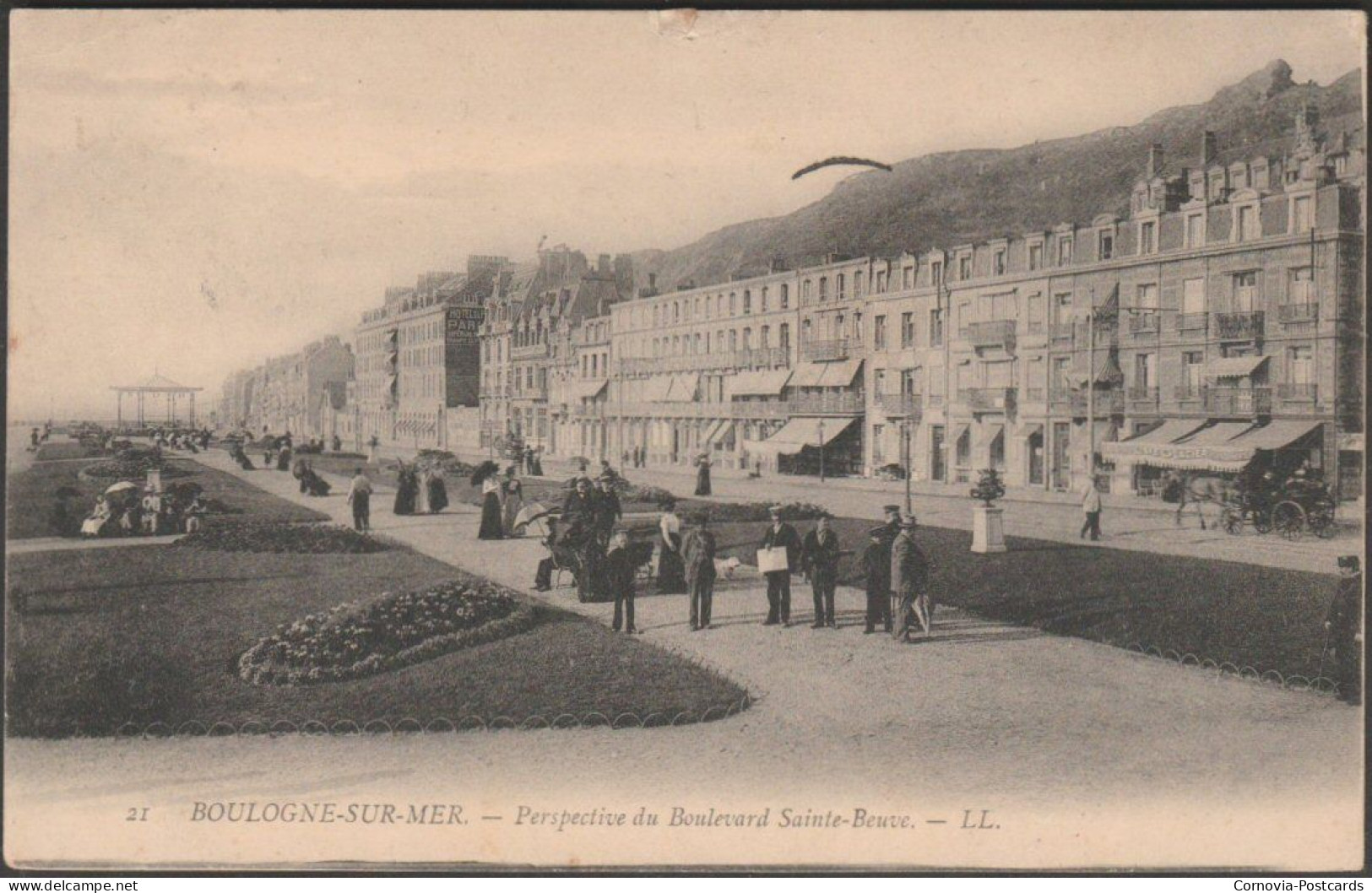 Perspective Du Boulevard Sainte-Beuve, Boulogne-sur-Mer, 1906 - Lévy CPA LL21 - Boulogne Sur Mer