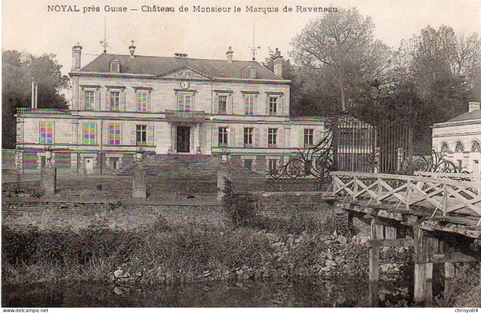 4V4Sb   22 Noyal Prés De Guise Chateau De Mr Le Marquis De Raveneau - Other & Unclassified