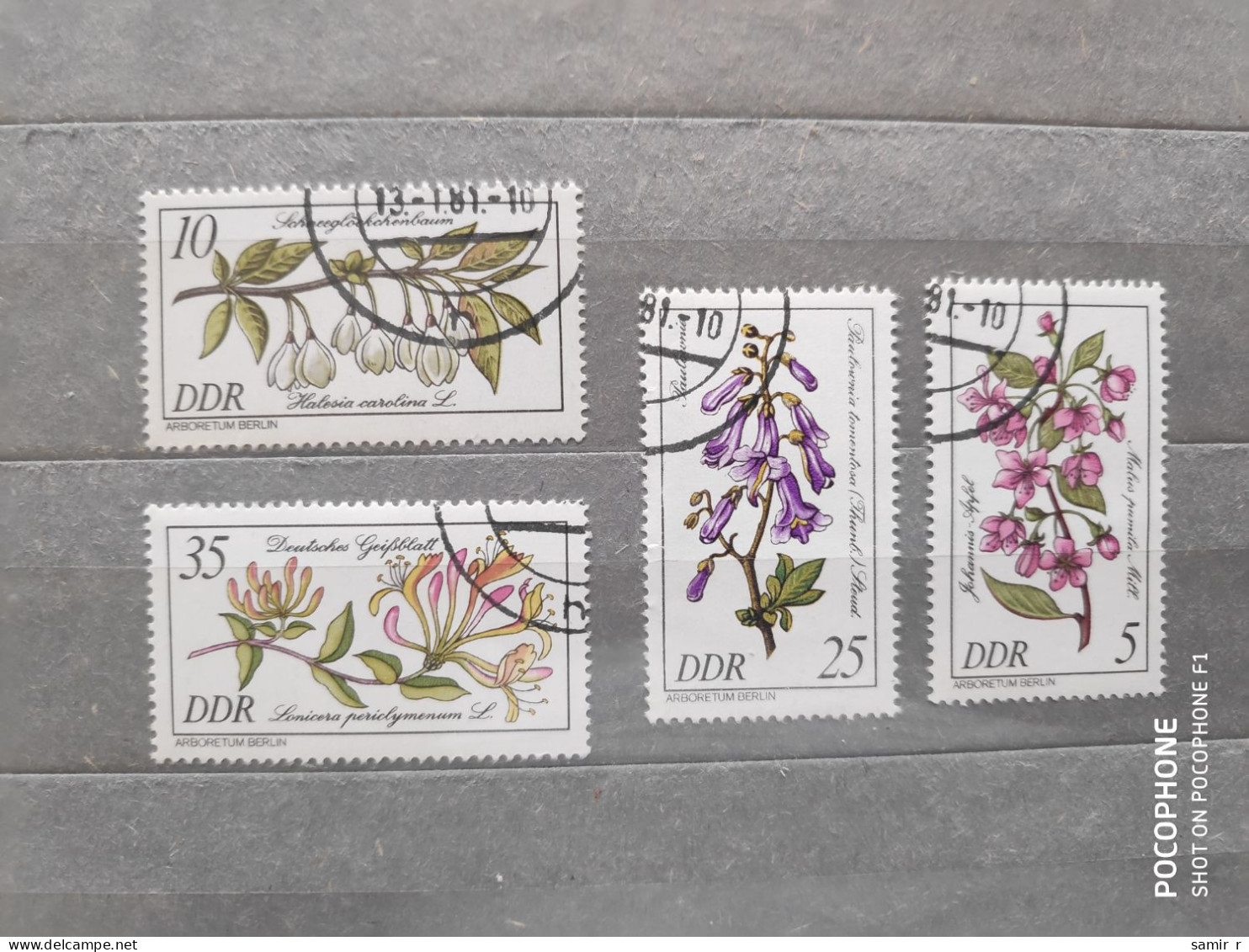 Germany	Flowers (F97) - Used Stamps