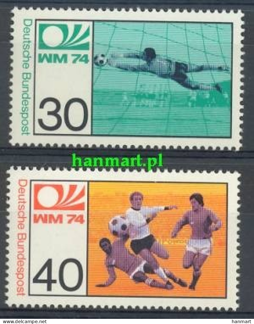 Germany, Federal Republic 1974 Mi 811-812 MNH  (ZE5 GRM811-812) - 1974 – Germania Ovest