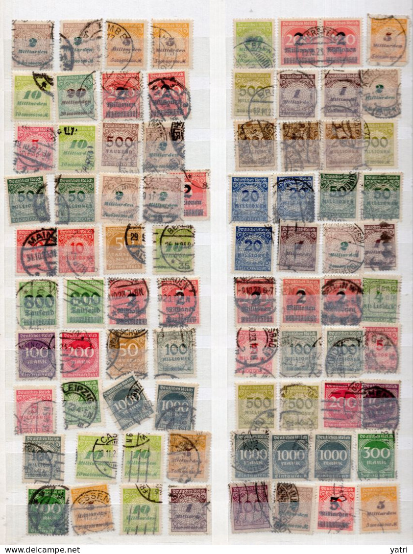 Repubblica Di Weimar - Insieme Di Infla Annullati Ø - Used Stamps