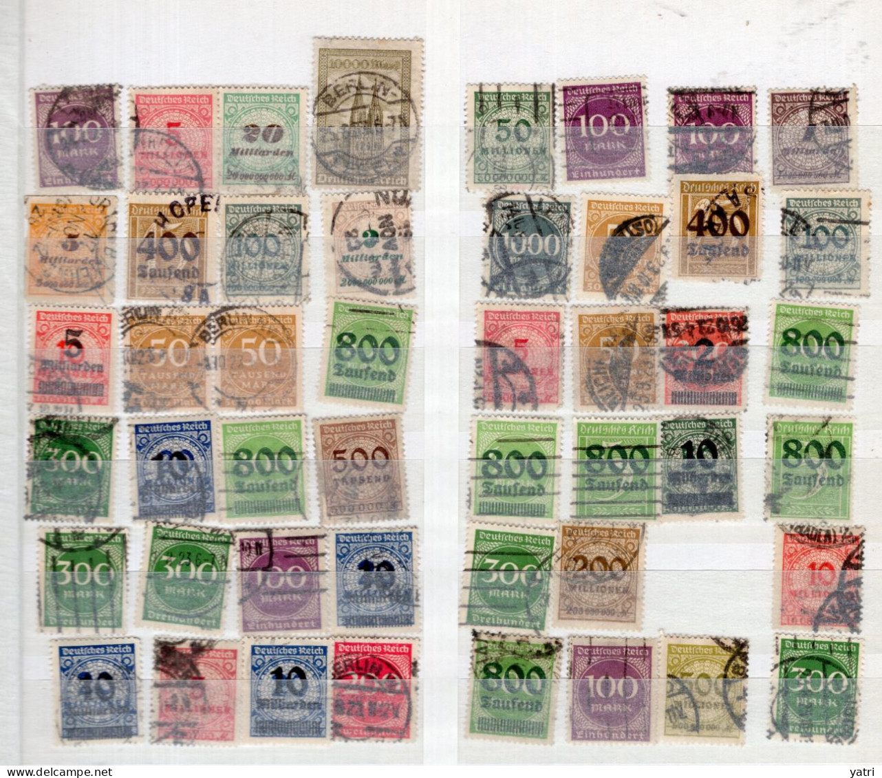 Repubblica Di Weimar - Insieme Di Infla Annullati Ø - Used Stamps