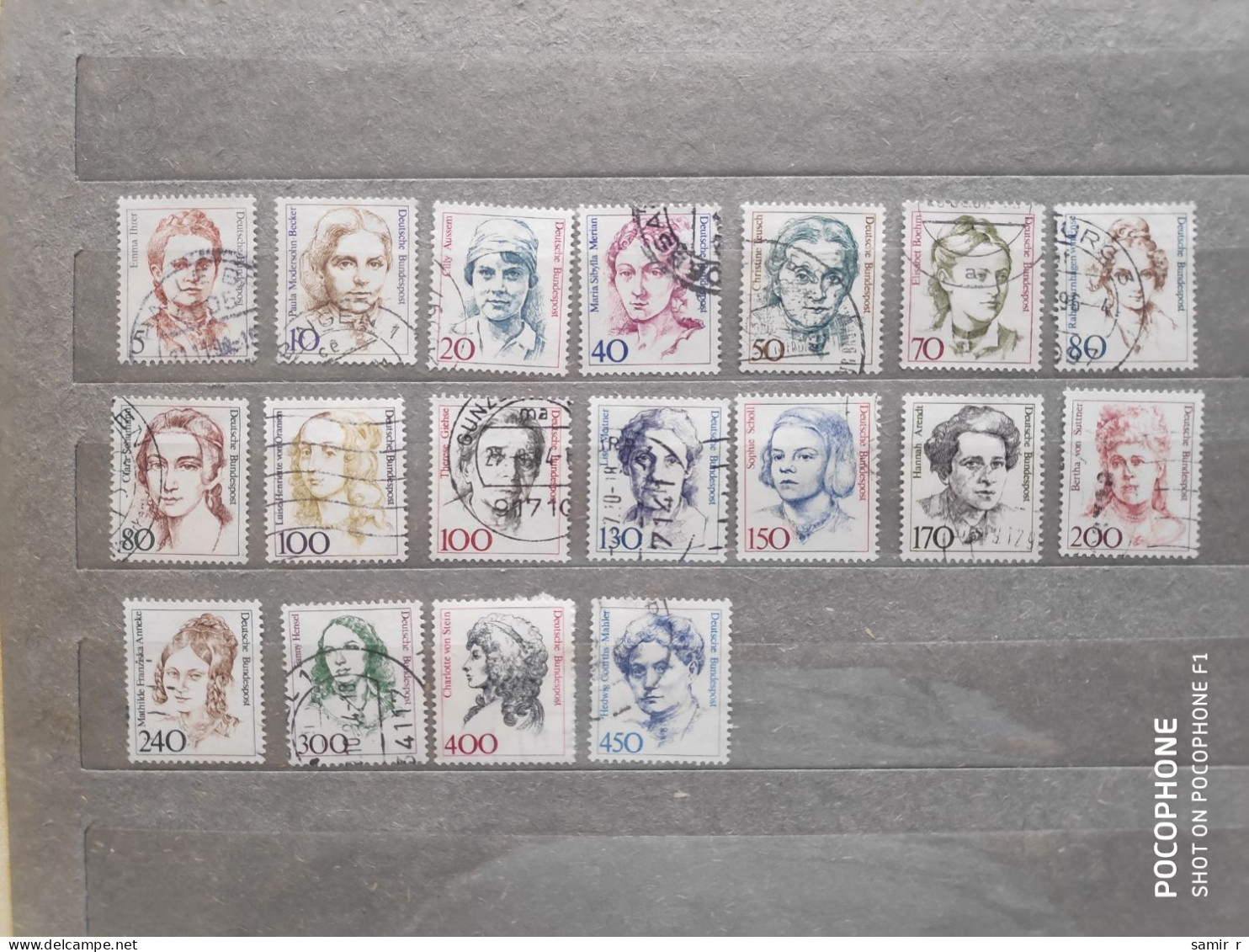 Germany	Persons (F97) - Used Stamps