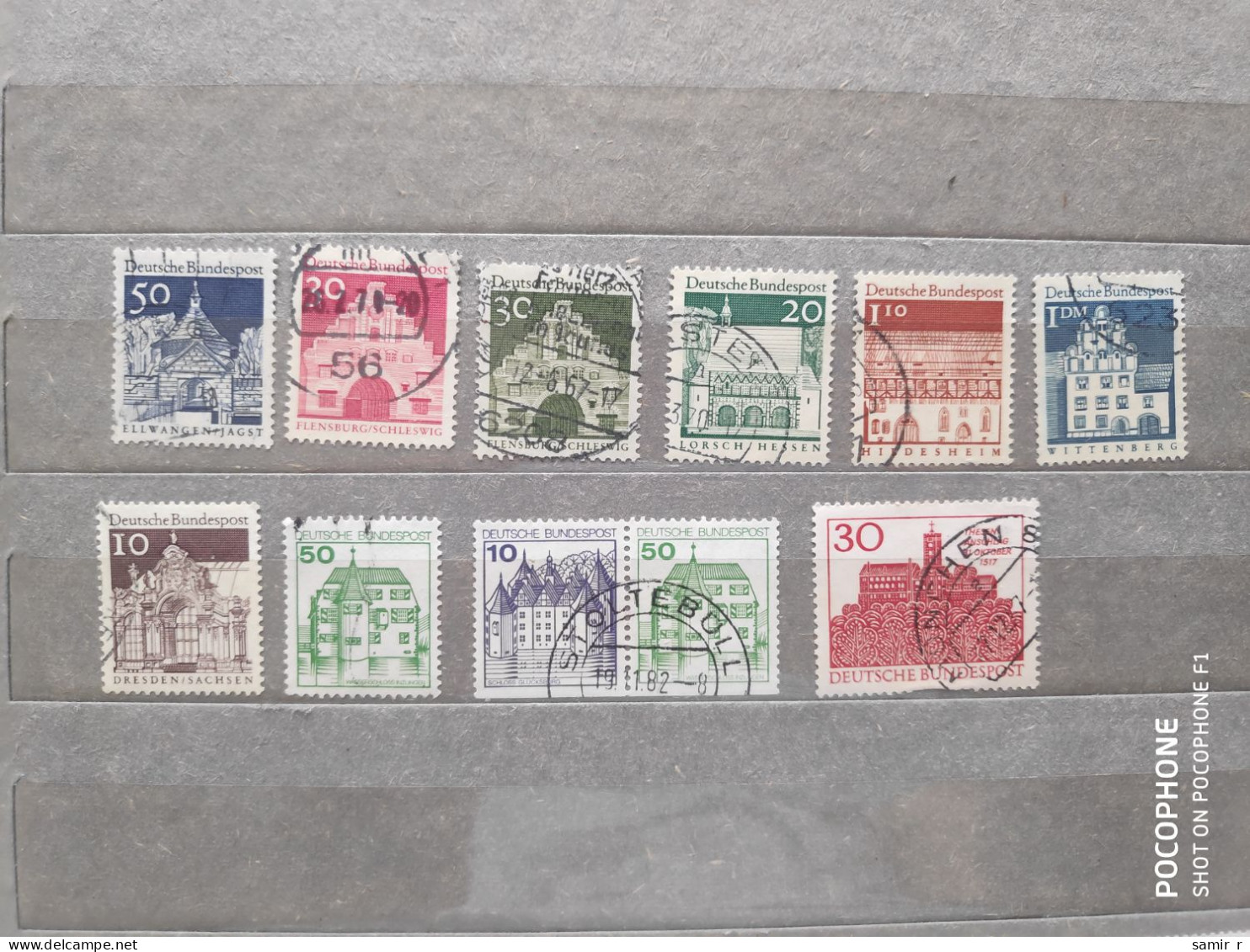 Germany	Architecture (F97) - Used Stamps