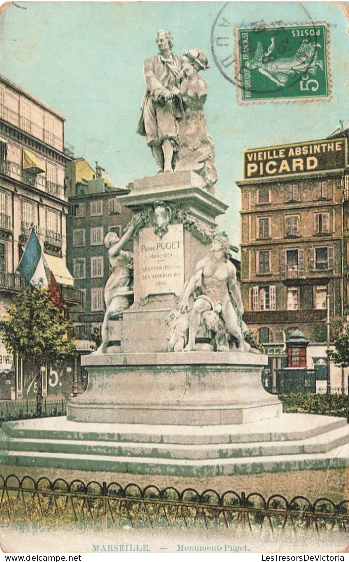 FRANCE - Marseille - Monument Puget - Carte Postale Ancienne - Ohne Zuordnung