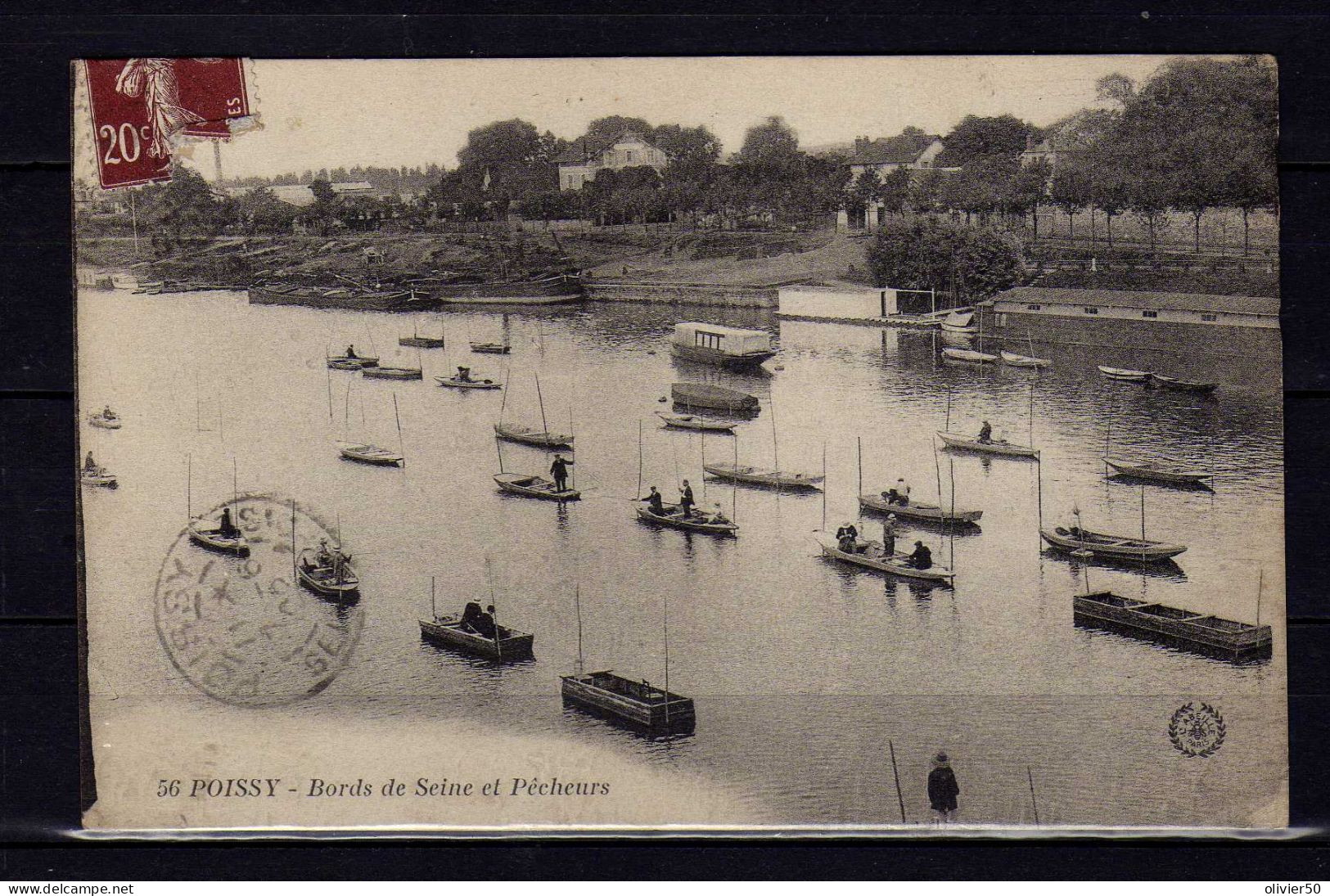 Poissy - Bords De Seine Et Pecheurs - Poissy