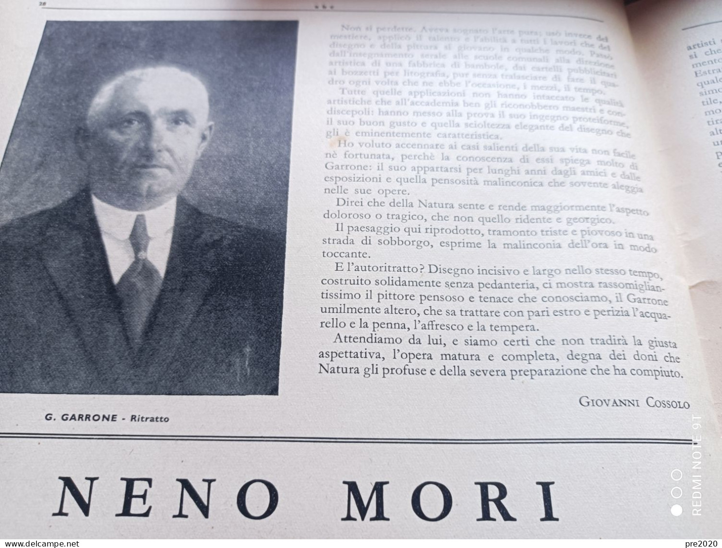 ABC RIVISTA D’ARTE MARZO 1935 GAUDENZIO FERRARI PITTORE VALDUGGIA CASTELLO DI BRIONA GIOVANNI GARRONE BUTTIGLIERA D’ASTI - Autres & Non Classés