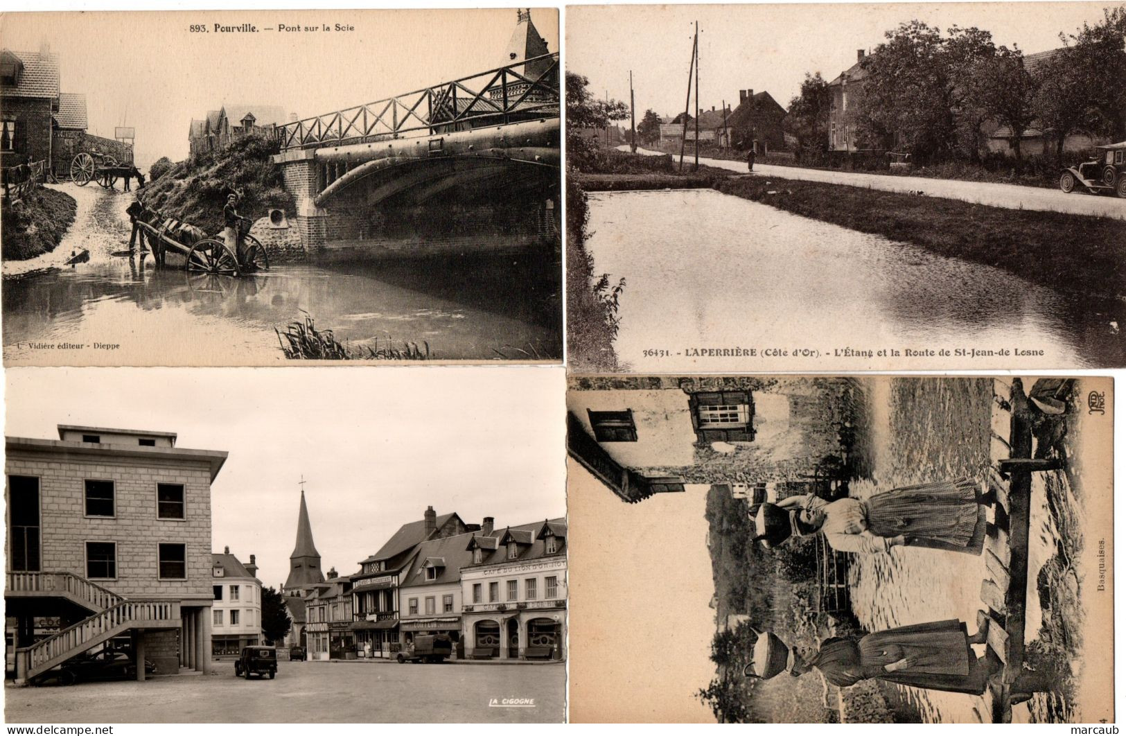 BEAU LOT De 60 CPA France - Départements Divers - Quelques Scans - 5 - 99 Postcards