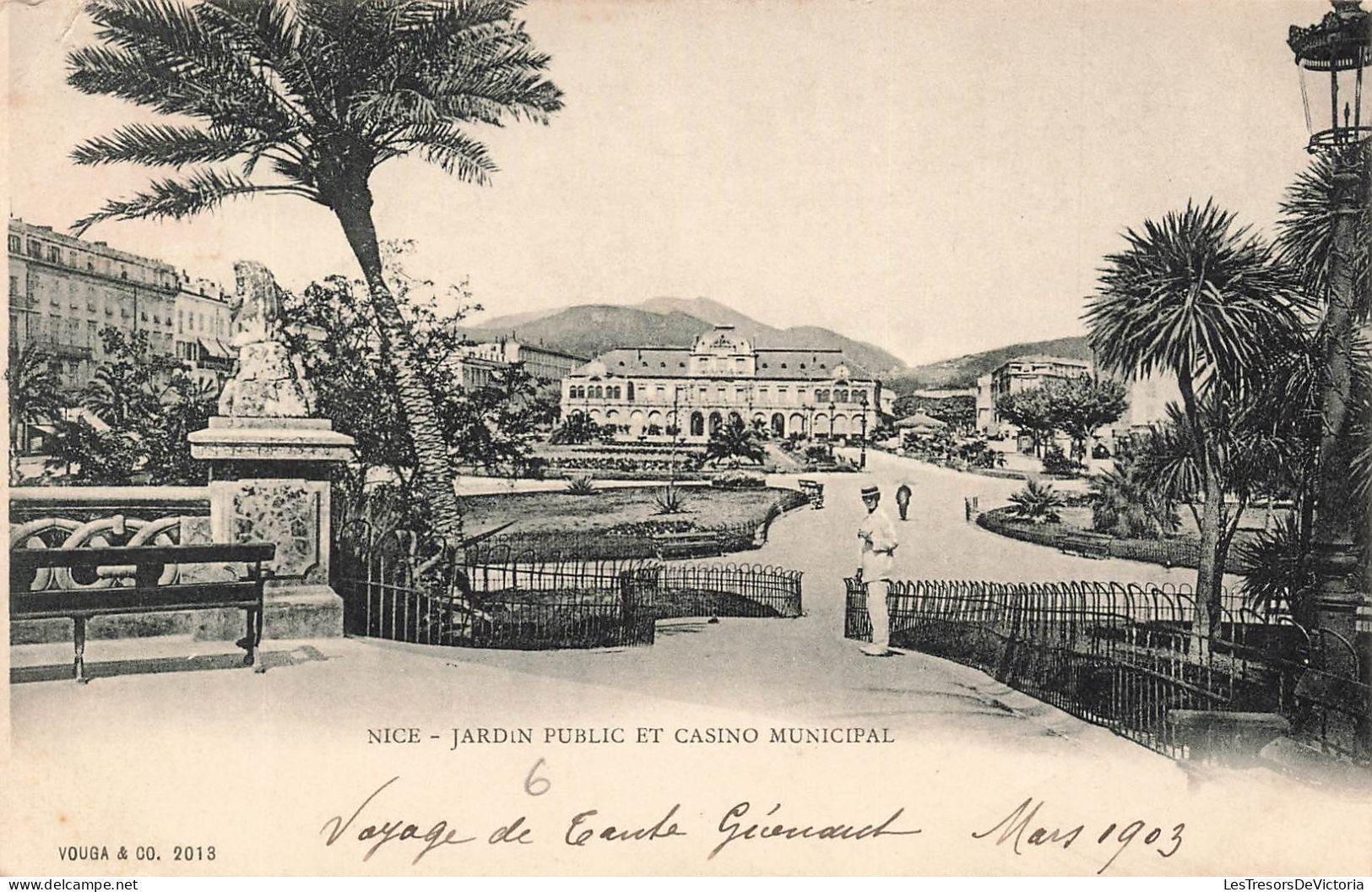 FRANCE - Nice - Jardin Public Et Casino Municipal - Carte Postale Ancienne - Otros & Sin Clasificación