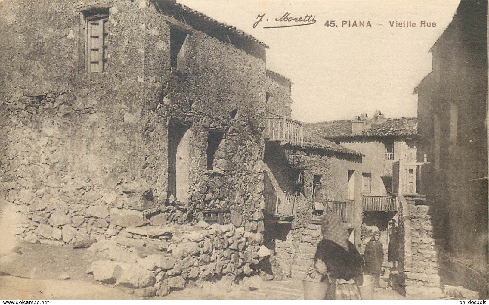 CORSE  PIANA  Vieille Rue - Sonstige & Ohne Zuordnung