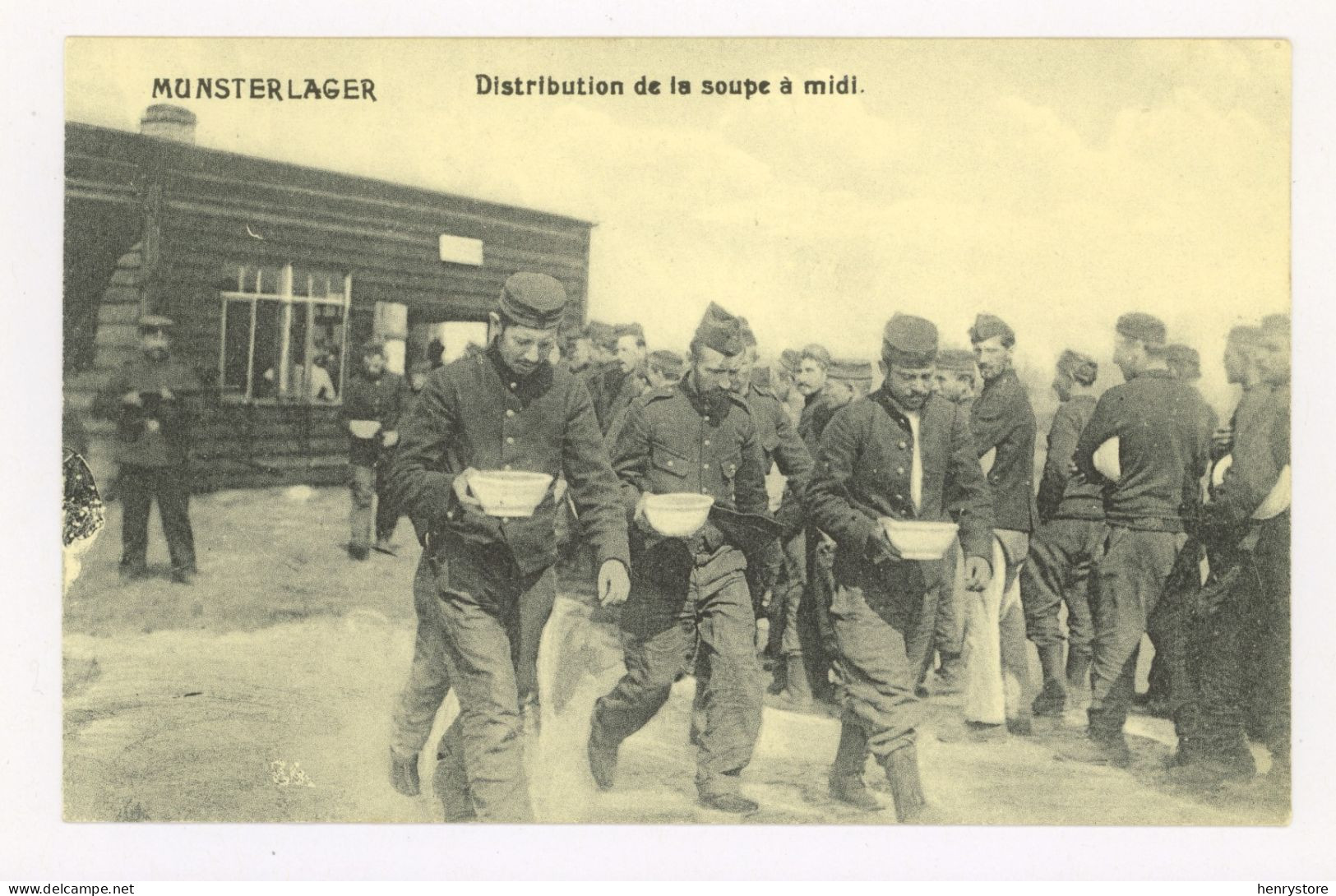 Camp De Munsterlager : Distribution De La Soupe à Midi - Guerre 14-18 (Z4069) - War 1914-18