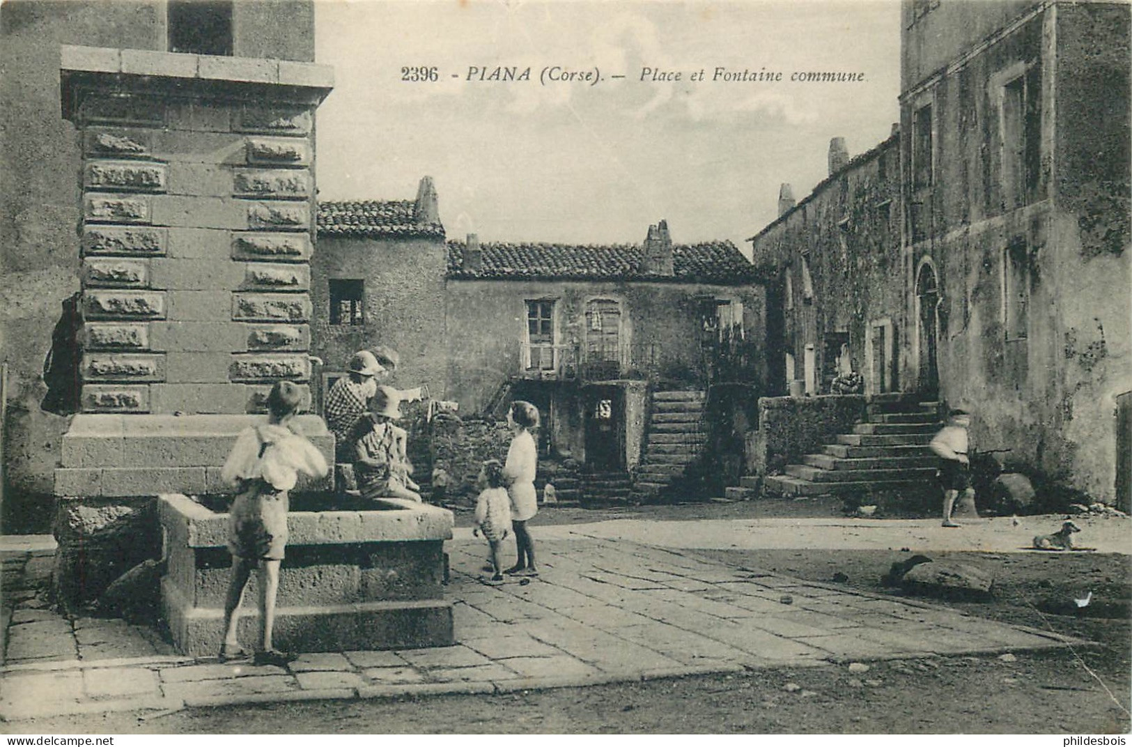 CORSE  PIANA  Place Et Fontaine Commune - Other & Unclassified