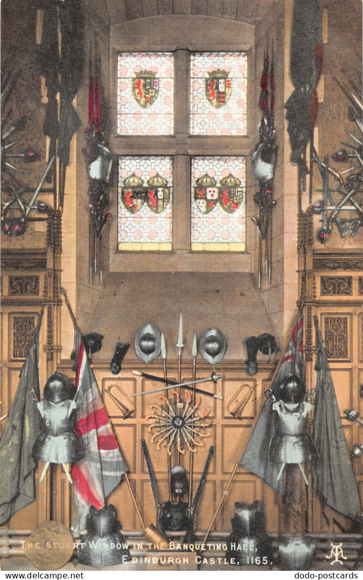 R335811 The Stuart Window In The Banqueting Hall. Edinburgh Castle. 1165. Alex. - Monde