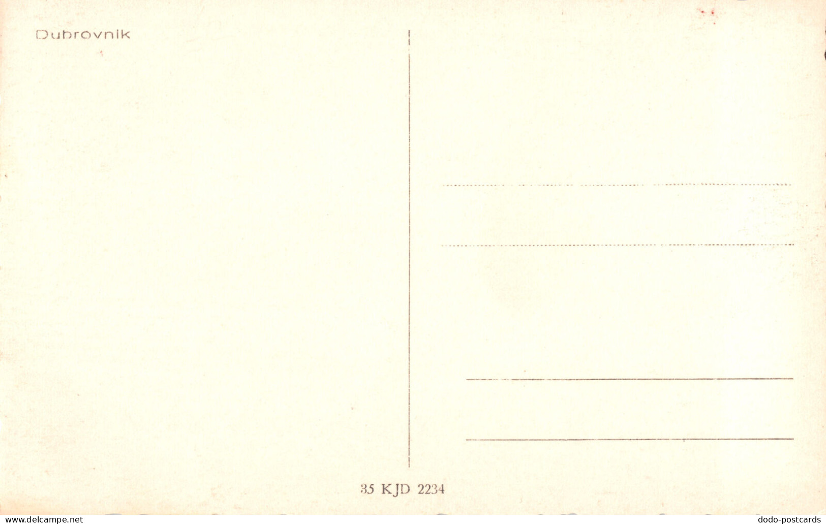R335334 Dubrovnik. 35 KJD 2234 - Monde