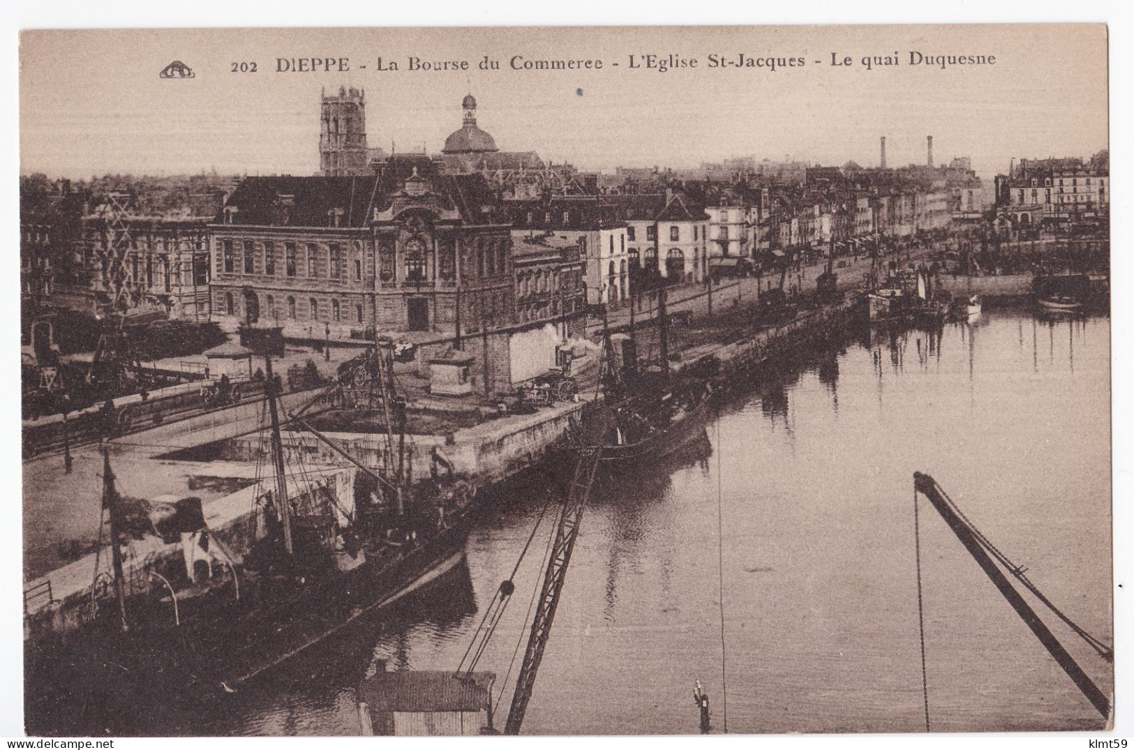 Dieppe - La Bourse Du Commerce - L'Eglise St-Jacques - Le Quai Duquesne - Dieppe